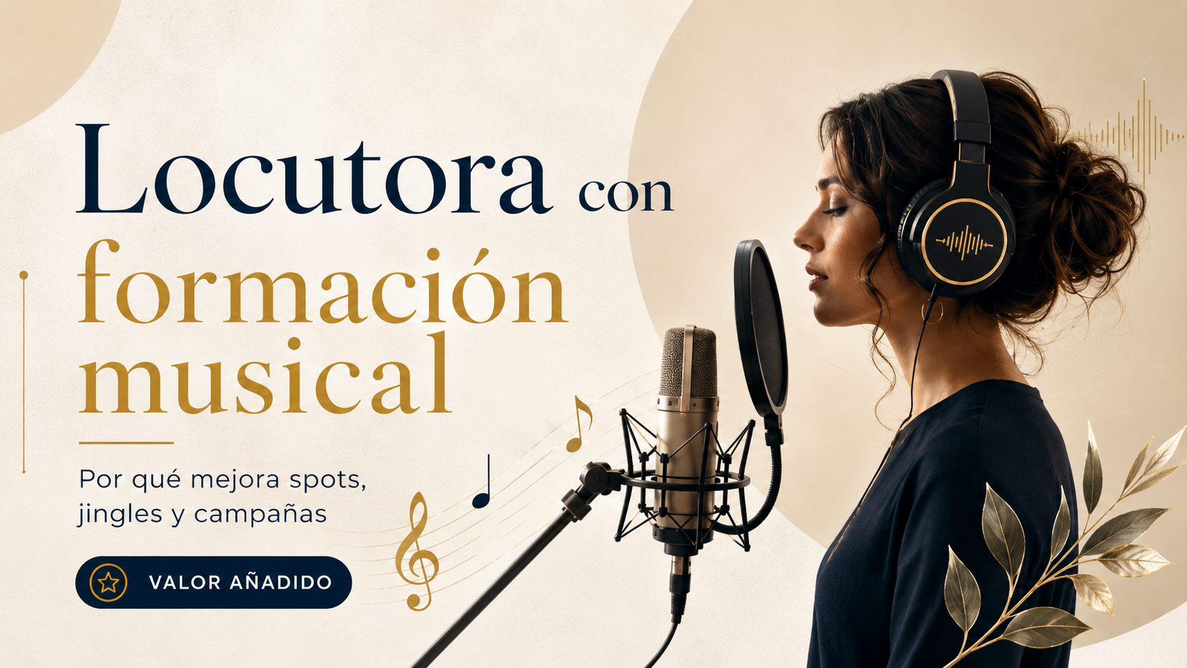 joanna rubio es una locutora con formación musical