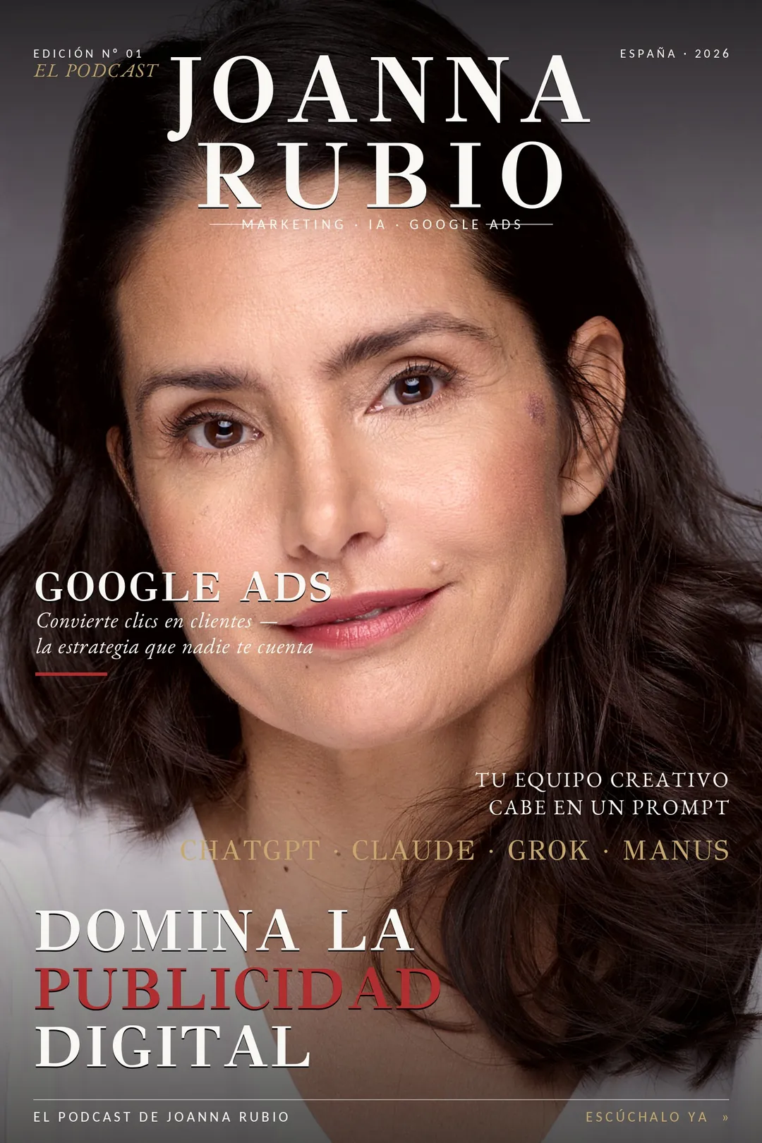 Joanna Rubio comparte su experimento con Google Ads para promocionar sus servicios de locución profesional, voz en off en español castellano, grabación remota y campañas internacionales.